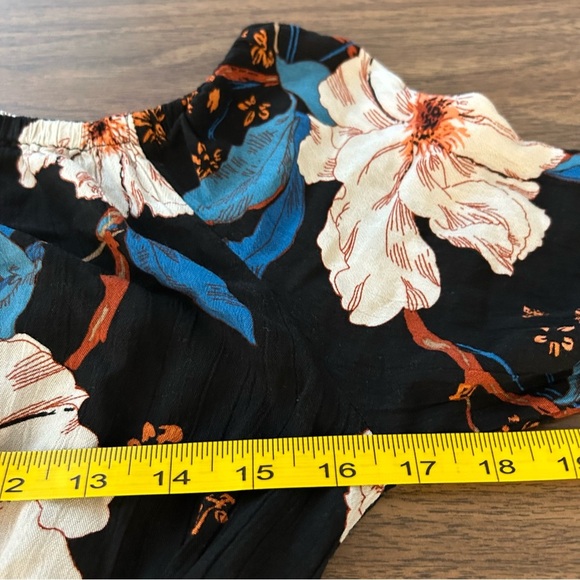 💕 billabong Floral Black Dress M - Picture 7 of 10